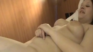 Busty amateur girlfriend fucked in a hotel room