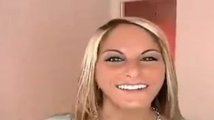 Cute Blond Beauty Gets fucked and Drink Cum